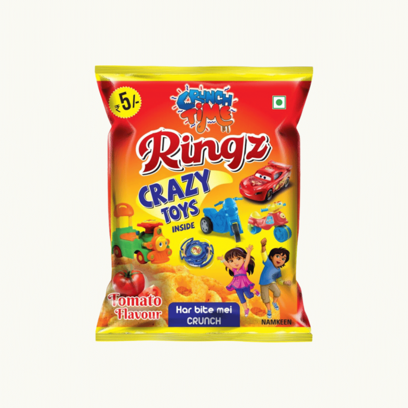 100 % Vegetarian Masala Flavored Spicy Baked Snackswith Toys Inside Rings  Shelf Life: 6 Months at Best Price in Rohtak | Prince Traders